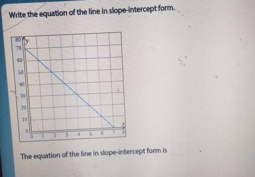 PLEASE I NEED HELP WILL GIVE!! HELP ME FIND THE SLOPE AND Y INTERCEPT AND WRITE IT IN Y=MX