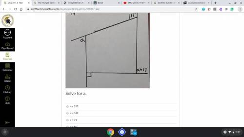 Can I please get some help with these problems? The last answer selection is A=60