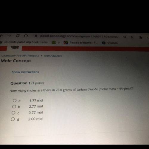 How many moles are there in 3.9 grams of potassium