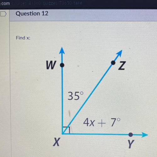 Find x:
Help me plz I’m taking a quiz ahhh
