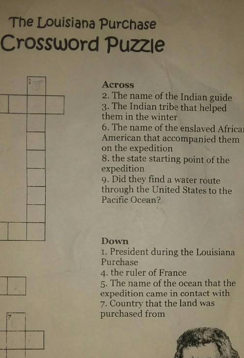 What is the name of the Indian guide from the Louisiana Purchase?​