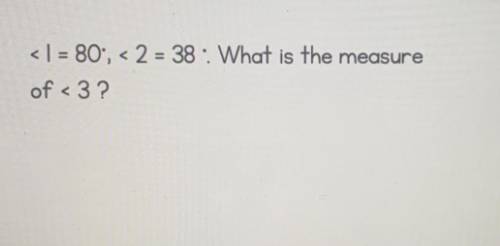 ANSWER PLEASE QUICK
< 3 measure?