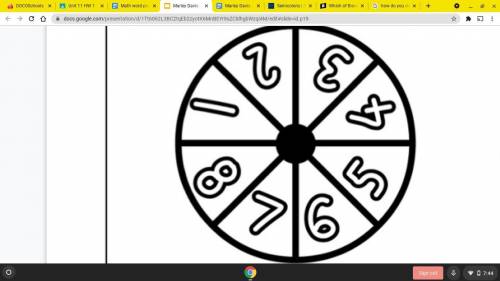 If I have this wheel what is the probability that I will pick a odd number?