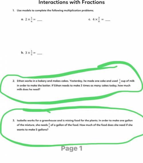 Can someone help with only the ones i circled?