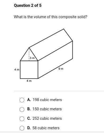 What is the volume of this composite solid 3, 4, 4, 9