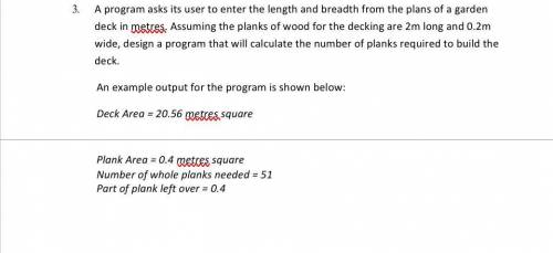 Need some help for the Pseudocode for this