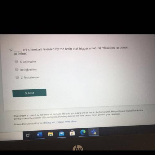 Need help answering question