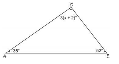 NEED HELP ASAP WILL MARK BRAINLIEST

2. The following triangle, ∆, has angle measu
