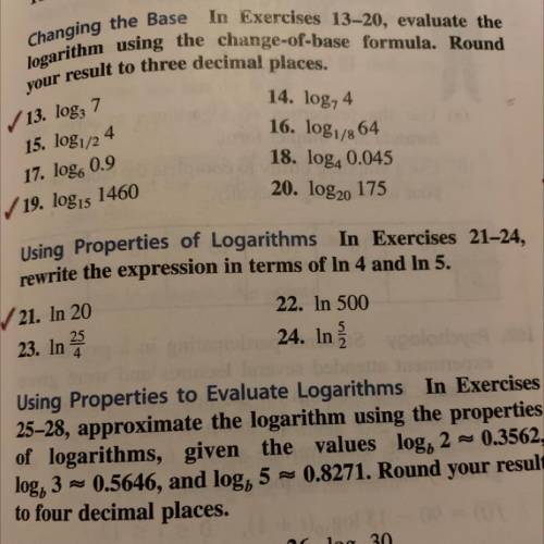 Can someone help me with this? I only need number 23 please!