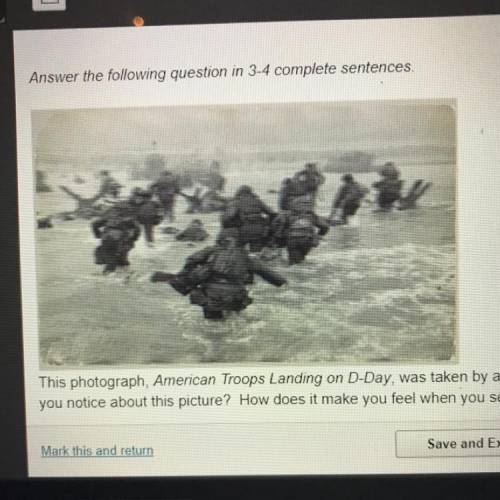 This photograph, American Troops Landing on D-Day, was taken by war correspondent during WWII. What