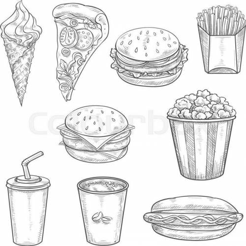 How do you draw the perfect food ever? Please show a picture when answering. I will give a