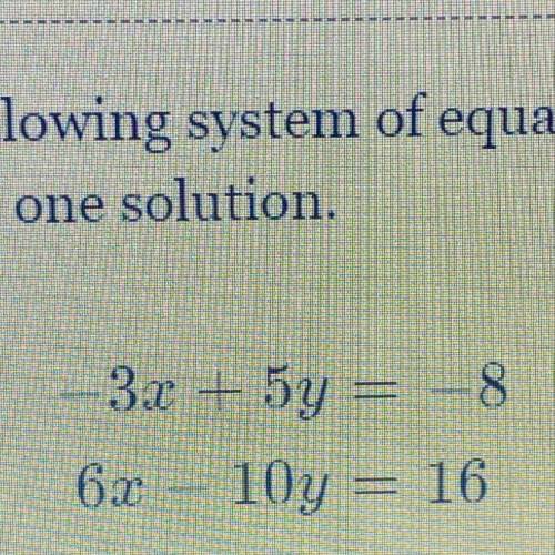Determine number of solutions in system