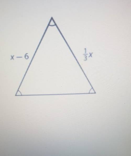 Use the following figures to find the value of x.(any help would be appreciated)​