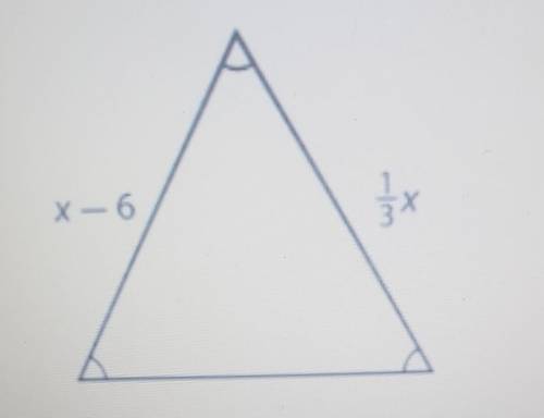 Use the following figure to find the value of x (plz help)​