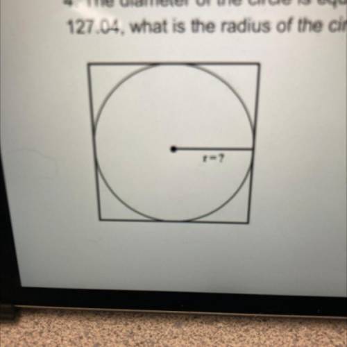 QUICKLY HELP!!!

the diameter of circle is equal to the side length of the square. if the perimete