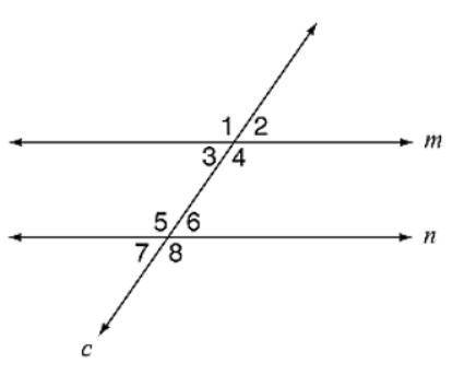 Lines m and n are parallel. The measure of angle 6 is 55°.

What is the measure of angle 1?
35°
55