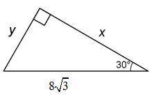 I MARK BRANLIEST! What are the values of the variables in the triangle below ? If your answer is no