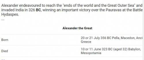 In what city do alexander the great end in?