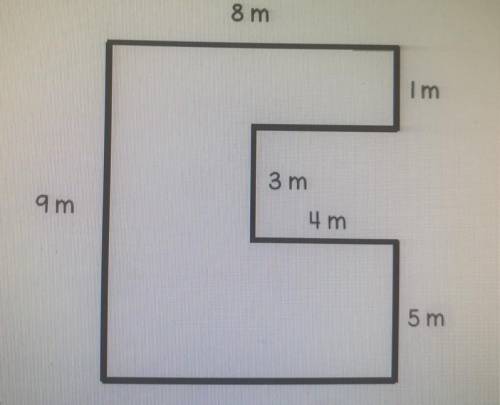 Find the area of the figure