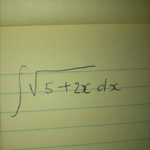 Solve for this integral question