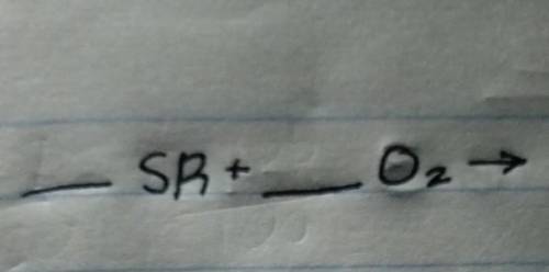 Write the product formed from each reaction and then balance the equation if necessary​