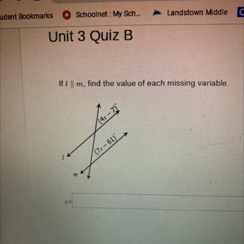 What is the missing variable