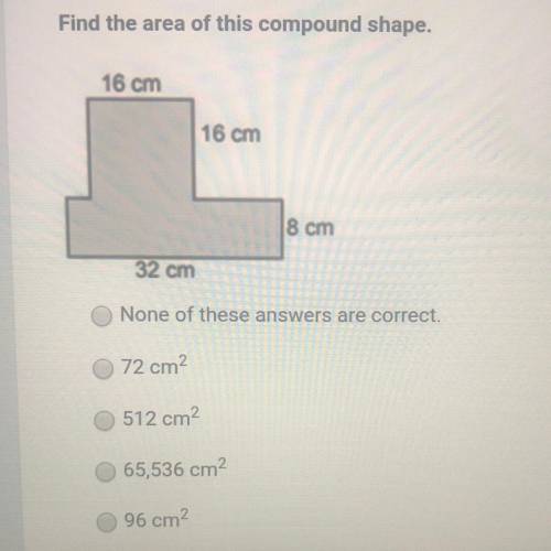 Find the area of this compound shape.