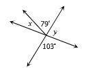 D. Find the measure of angle x
Find the measure of angle x