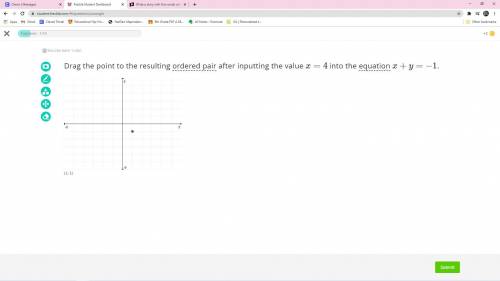 PLEASE HELP ME WITH THIS QUESTION!

Drag the point to the resulting ordered pair after inputting t