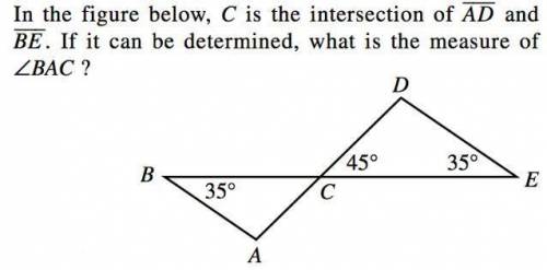 Review the diagram below.

Apply the properties of angles to solve for the missing angles.
Angle B