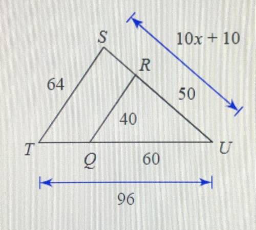 Solve for SU. PLEASE HELP