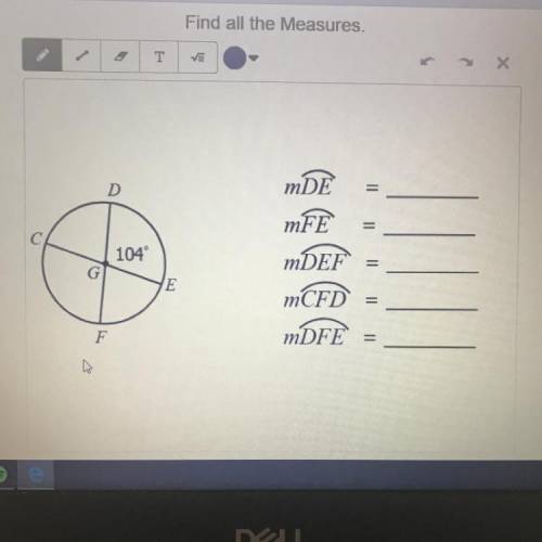 I need help with this question. I need to find all the measures but I have no idea how