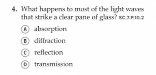 What happens to most of the light waves that strike a clear pane of glass