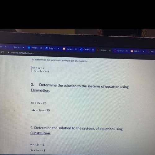 I need help for 2,3, and 4