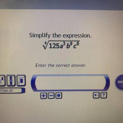 Simplify the expression.
^6 125a^3b^9c^6