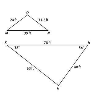 Are the following triangles similar?