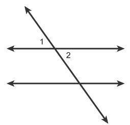 100 Ponits give away to answer the question.

Which relationship describes angles 1 and 2?adjacent