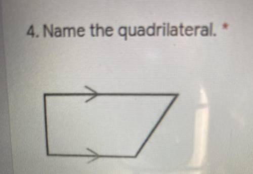 Name the quadrilateral