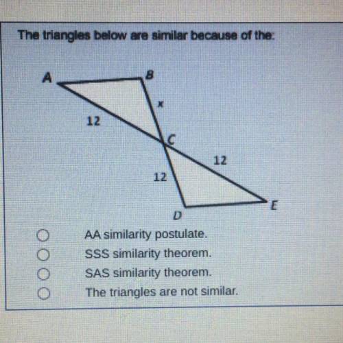 How are the triangles similar?? Please help will give you BRAINLIEST