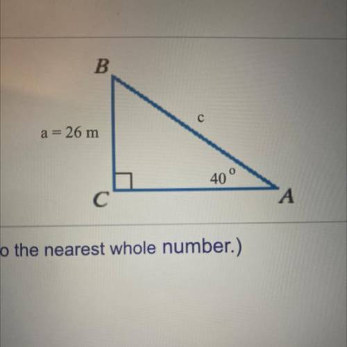 Find the Measure of side C
