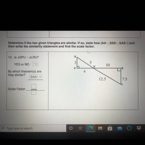 Please help me find the scale factor. I’ll mark you brainiest if it’s correct.