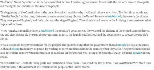 Why might the author have stated that the United States Constitution “has stood the test of time”?