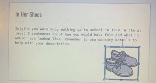 Really go deep into this question on Ruby Bridges
BRAINLIEST