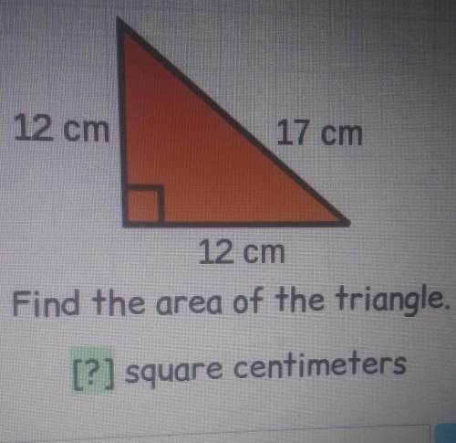 I'm doing an area of the triangle can you help me ​
