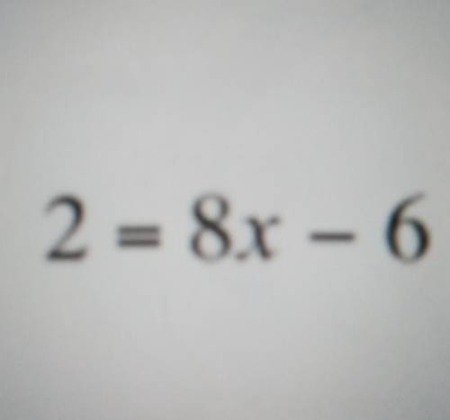 II NEED THIS ASAP PLEASEEE HELP

Solve the following equation for the value of x. AND SHOW UR WORK