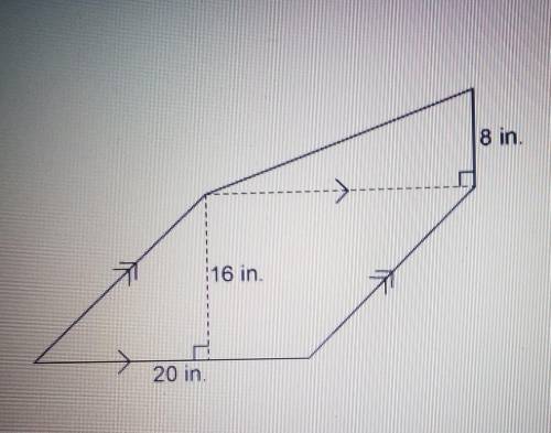 PLZ ANSWER What is the area of this figure? Enter your answer in the box ​