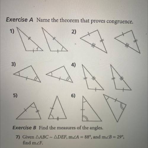 Name the theorem that proves congruence 1-6
