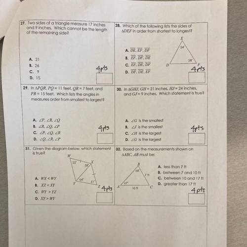 Unit 5 geometry test part 4