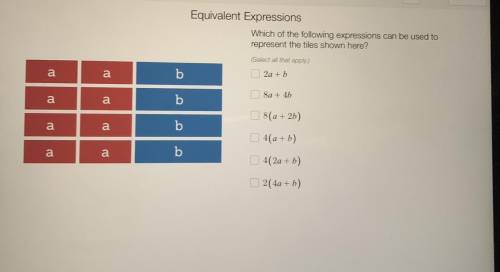 Anyone know how to do equivalent expressions