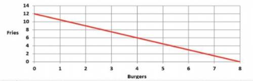 Question 1

A consumer is able to consume the following amounts of burgers and fries when the pric